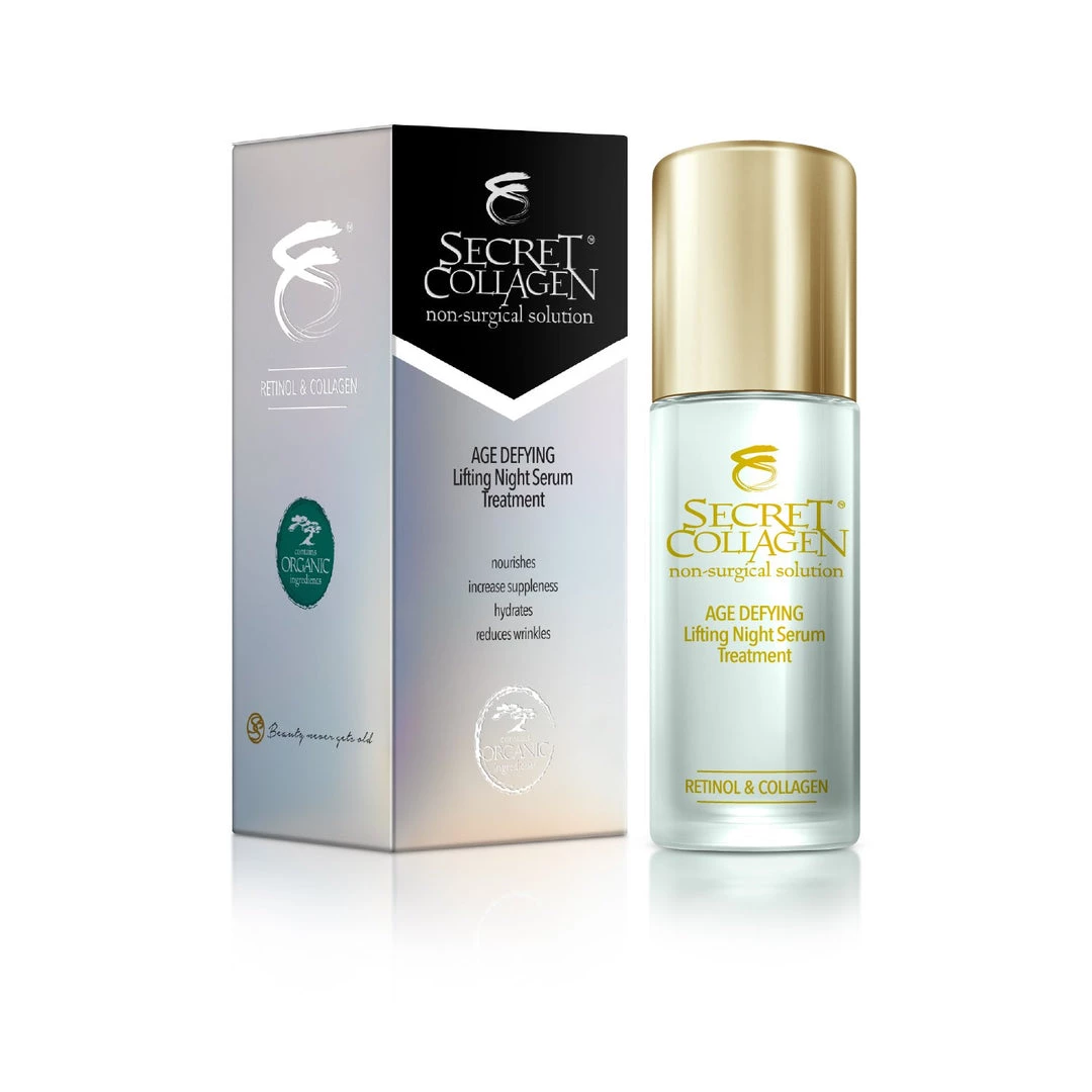Flash Sale 🔔 Secret Collagen Age Defying Lifting Night Serum Treatment 🎁