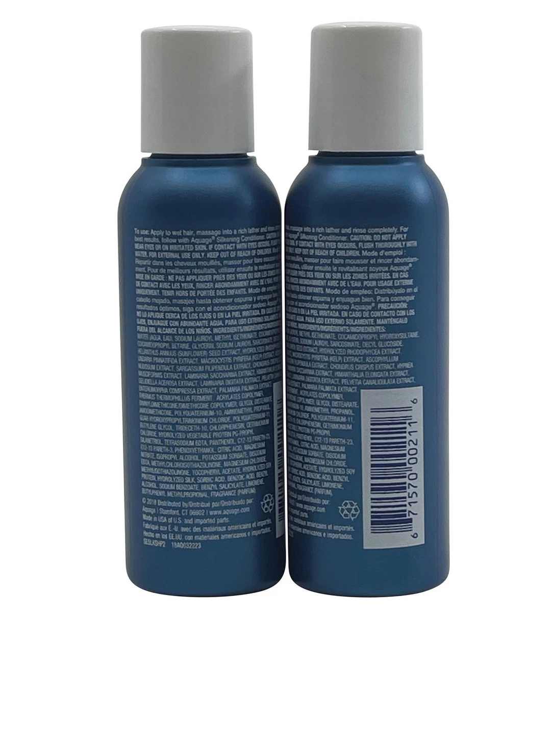 Budget 😀 Aquage Silkening Shampoo Coarse & Curly Hair 2 OZ Set of 2 ✔️ - Image 3