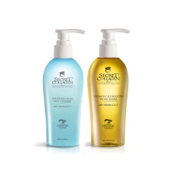 Best deal ❤️ Secret Collagen Purifying Milk Cleanser & Boosting Toner Set ✨