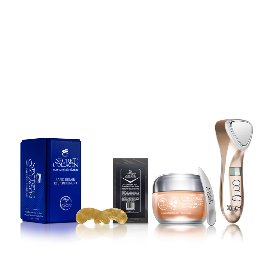 Best reviews of ⭐ Secret Collagen End of the Day Skin De-Stress Routine with Skin Rejuvenation Device 🌟