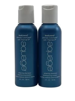 Budget 😀 Aquage Silkening Shampoo Coarse & Curly Hair 2 OZ Set of 2 ✔️