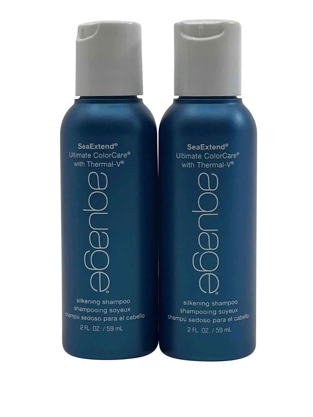 Budget 😀 Aquage Silkening Shampoo Coarse & Curly Hair 2 OZ Set of 2 ✔️