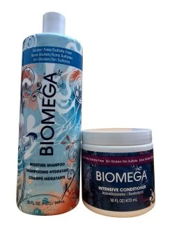 Flash Sale 🌟 Aquage Biomega Moisture Shampoo 32 OZ & Intensive Conditioner 16 OZ ⭐