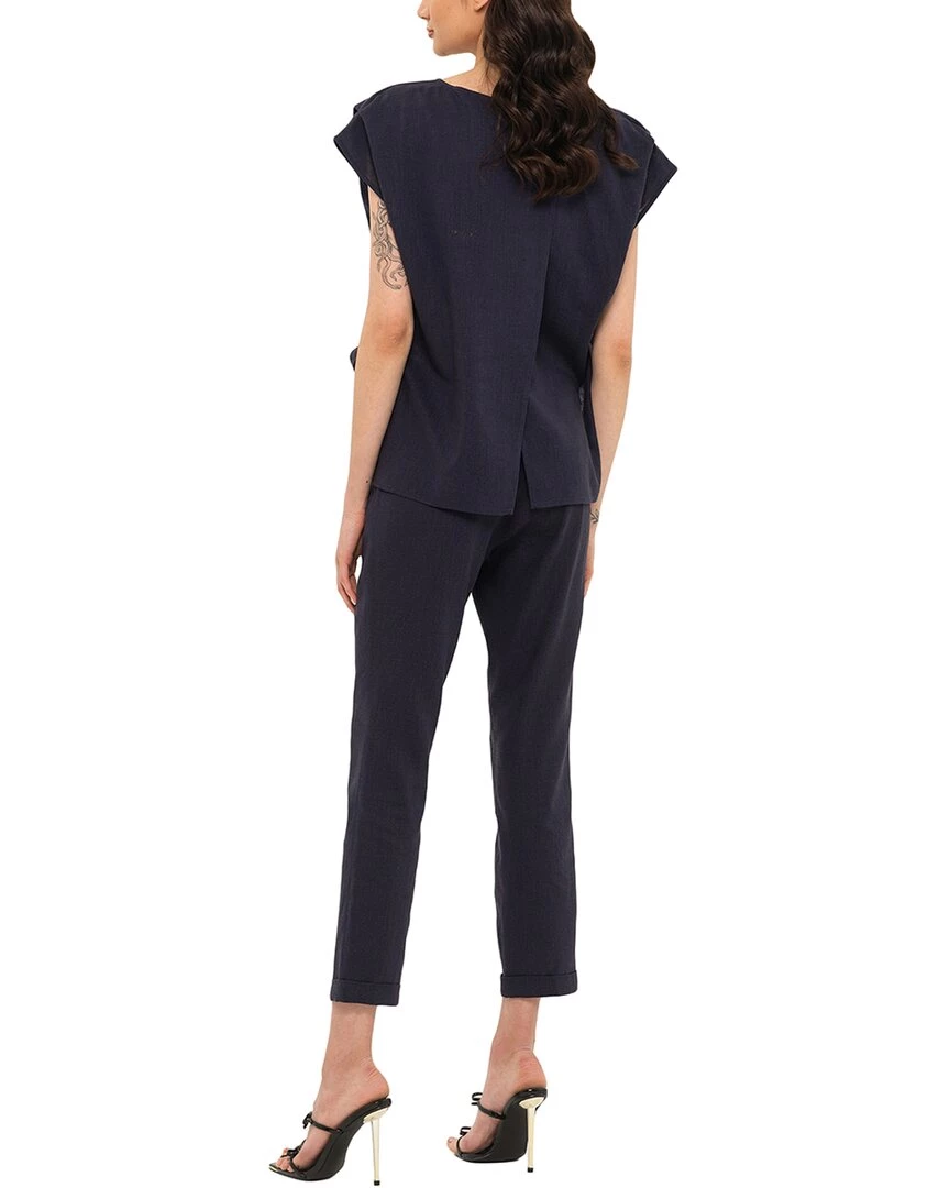 Hot Sale 🎉 women BGL Linen-Blend Jumpsuit 🌟 - Image 2