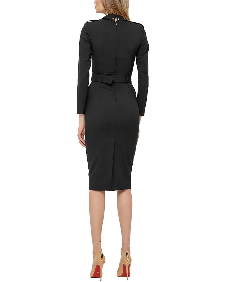 Best deal 🌟 women BGL Wool-Blend Midi 👗 Dress 🛒 - Image 2