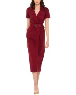 Best Pirce 🔥 women BGL Linen-Blend 👗 Dress ✨